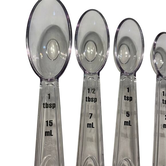 Pampered Chef Adjustable Measuring Cup and Measuring Spoon Set - Picture 8 of 10